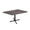 Holland Bar Stool Co 30" Tall OD211 Black Table Base 30" x 30" Foot 30" x 48" Charcoal Top by the HollBar Stool Co. OD211-3030BWOD3048Char - alternate 1